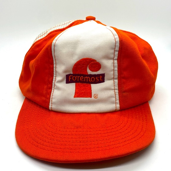 Vintage Trucker Hat Foremost SnapBack - Picture 1 of 5